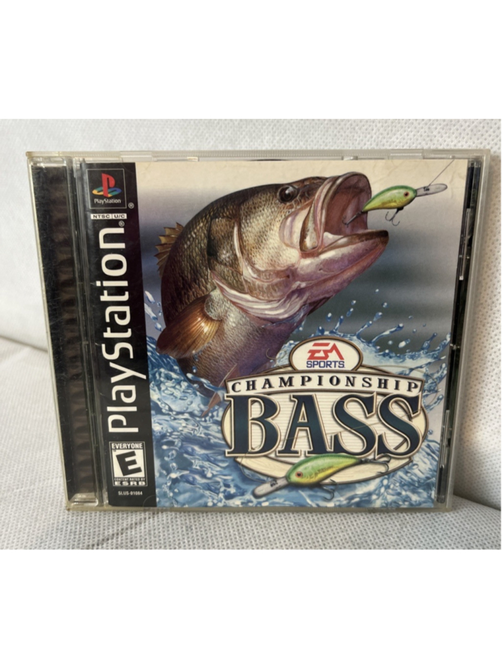Championship Bass (Sony PlayStation 1, 2000) PS1 Video Game Complete CIB Manual
